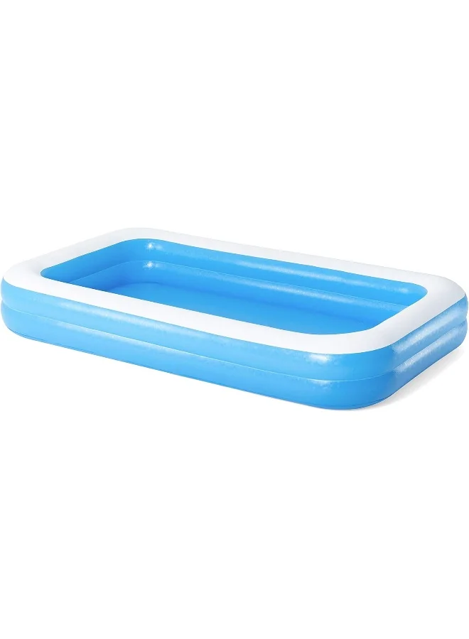 Bestway Family Pool Rectangular, Blue, 305x183x46 cm 3.05mx1.83mx46cm