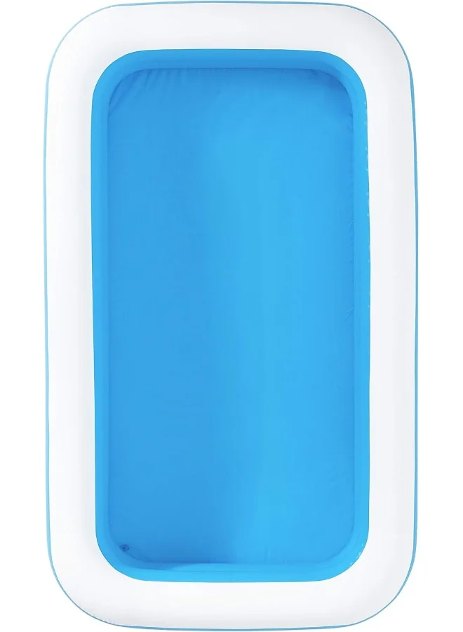 Bestway Family Pool Rectangular, Blue, 305x183x46 cm 3.05mx1.83mx46cm