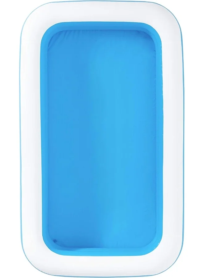 Bestway Family Pool Rectangular, Blue, 305x183x46 cm 3.05mx1.83mx46cm