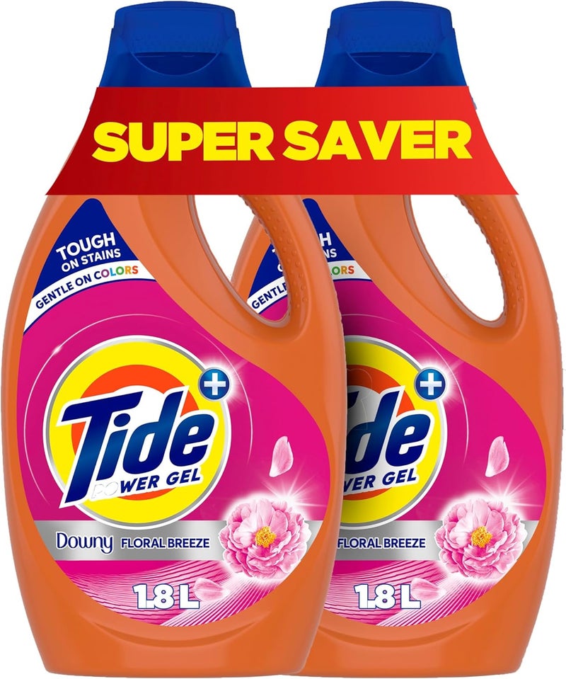 Tide Floral Breeze Laundry Detergent Power Gel (2X1.8L) Dual Pack 3.6 L - Image 1