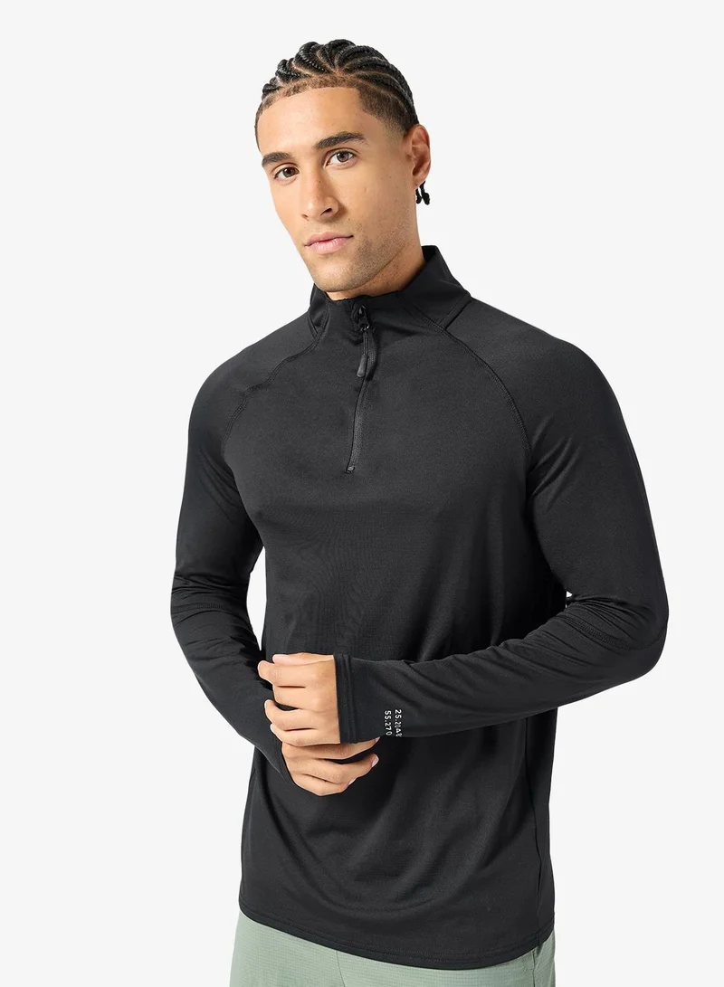 Men's Quarter Zip T-Shirt
