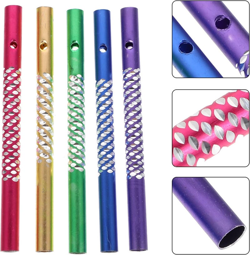woobles 100pcs Wind Chime Tubes Replacement Aluminum Wind Chime Pipes DIY Wind Chime Parts Colorful Wind Chime Kits for Home Garden Decor (Random Color) - Image 4