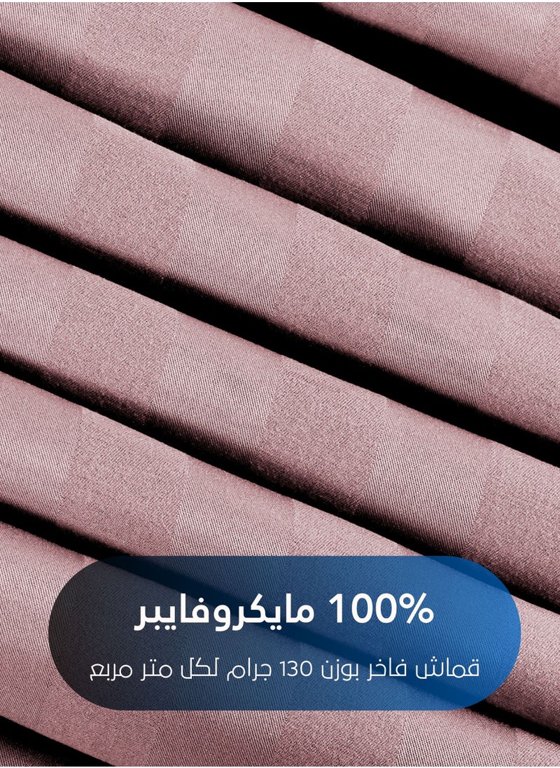 Microfiber Hotel Comforter Sets, Fits 200 cm x 200 cm Size Bed, Duvet Filling Included, 9 Pcs King Size, Hotel Stripe Pattern - pzsku/Z113894CA4B1915512E77Z/45/_/1708933847/0c2efdef-ad5d-411b-9ca8-875dc82996e9