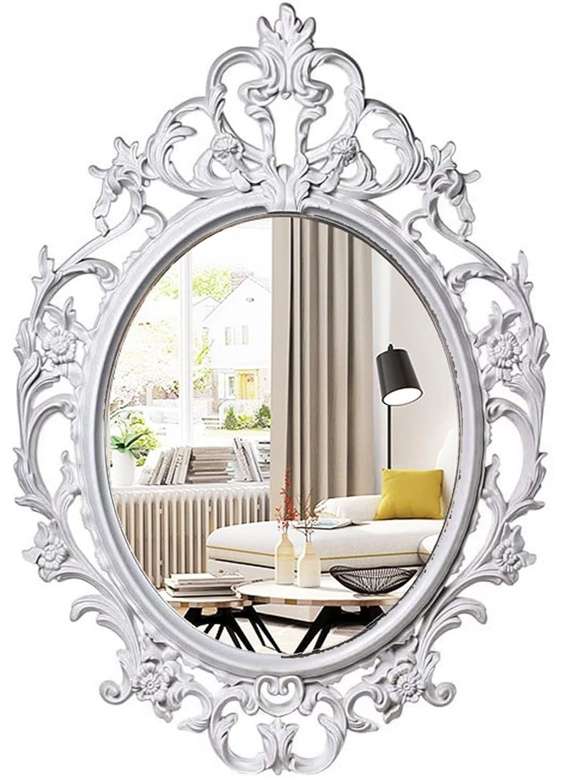 FFD 83x58cm Wall Mounted Makeup Mirror – Cosmetic Dressing Vanity Mirror for Bathroom, Living Room & Bedroom" - Image 1