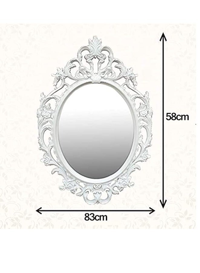 FFD 83x58cm Wall Mounted Makeup Mirror – Cosmetic Dressing Vanity Mirror for Bathroom, Living Room & Bedroom" - Image 2