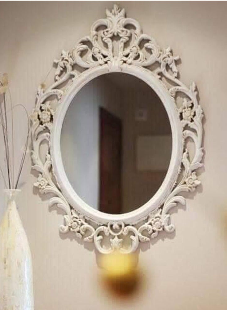 FFD 83x58cm Wall Mounted Makeup Mirror – Cosmetic Dressing Vanity Mirror for Bathroom, Living Room & Bedroom" - Image 5