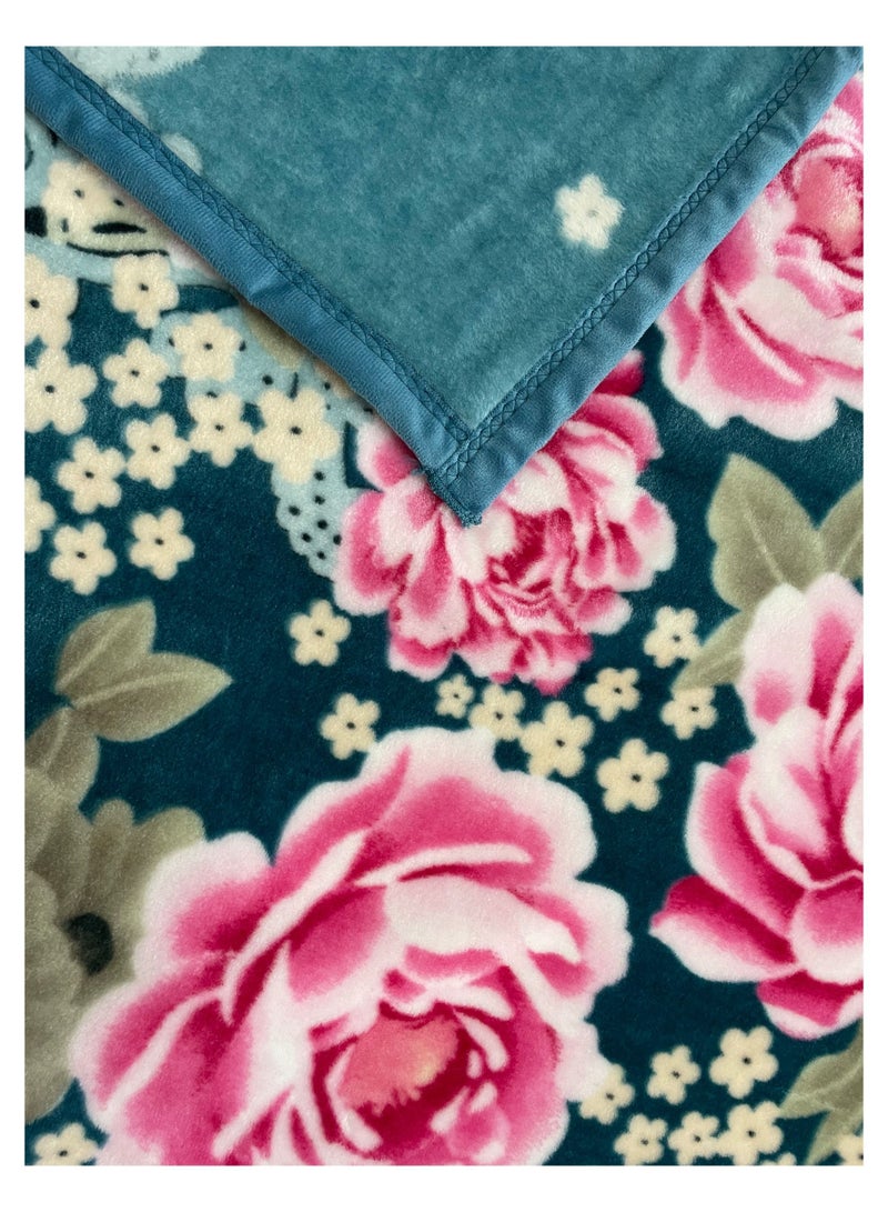 ستارجولد بطانية مزدوجة الطبقات عالية الجودة مصنوعة من خيوط منسوجة من البوليستر البكر مناسبة لفصل الشتاء وموسم الأمطار - Image 5