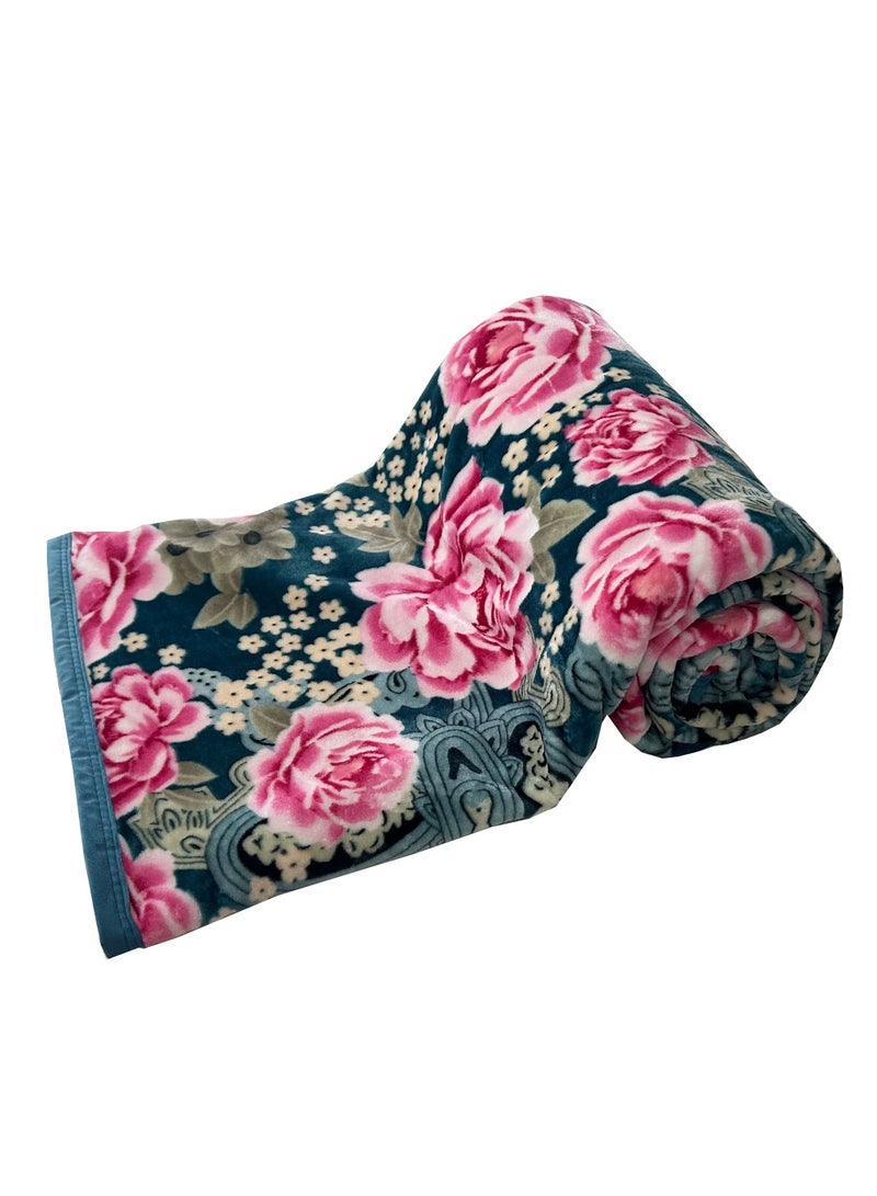 ستارجولد بطانية مزدوجة الطبقات عالية الجودة مصنوعة من خيوط منسوجة من البوليستر البكر مناسبة لفصل الشتاء وموسم الأمطار - Image 2