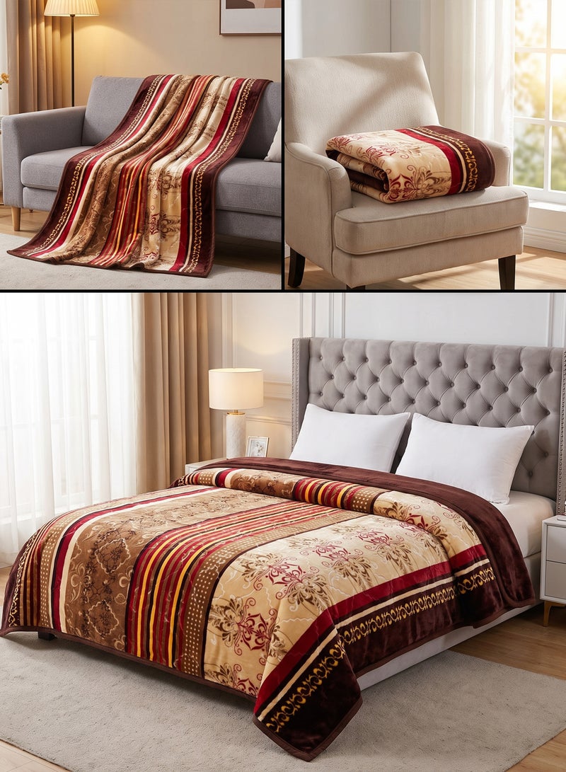 Stargold Double Ply Premium Quality Blanket SPUN YARN Obtained from Virgin Polyester Which is Suitable for winter and Rainy Season - Image 3