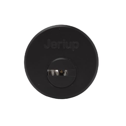 Jeriup 1-1/2" (Overall Length: 38mm) Length Oil Rubbed Bronze Mortise/Rim Lock Cylinder, Brass Lock Corer with dimple Keyway, with 5 Keys, Standard Outdoor & Indoor Use, Door Lock Replacement … - Image 4