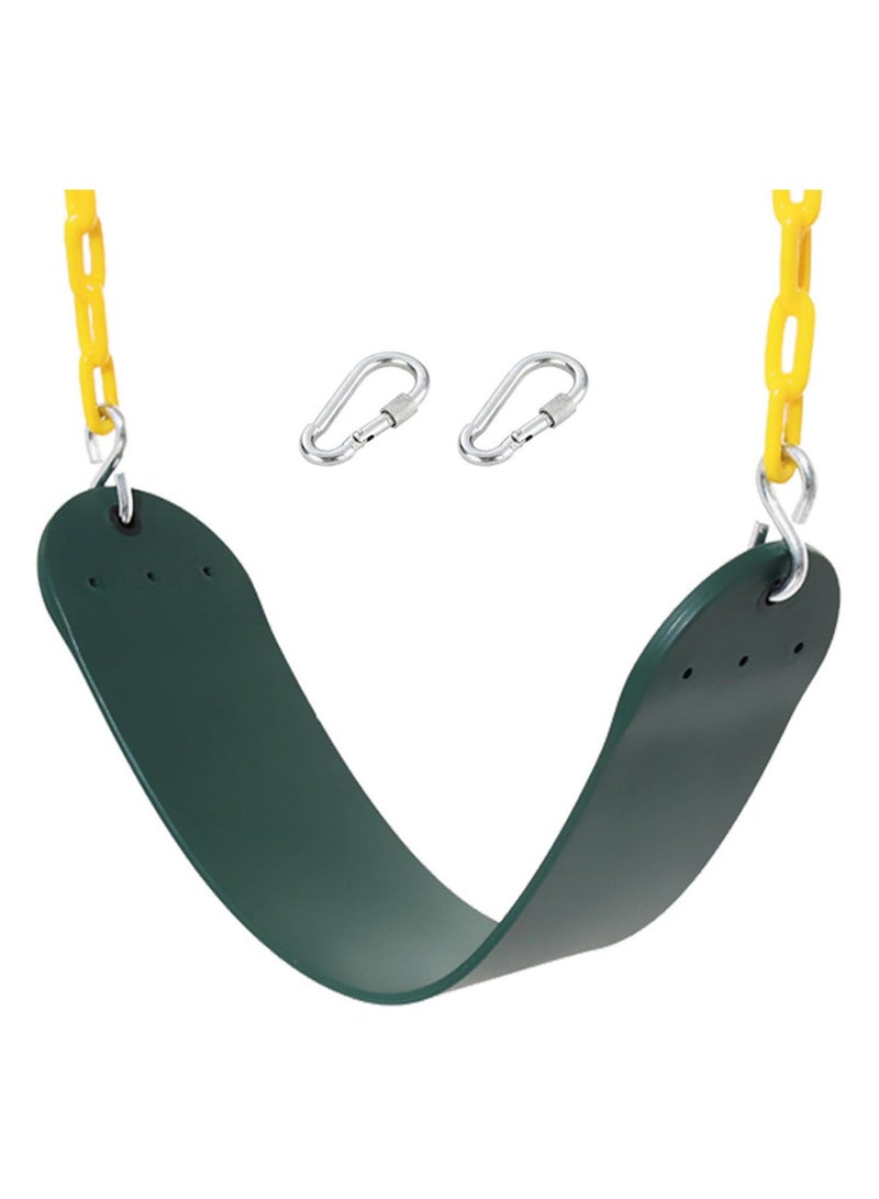 general Kids Outdoor Swing Heavy Duty Kids Swing Seats Replacement Tree Swings Small Swing Toy Backyard Swing with Chains for Child Indoor Outdoor Games - Image 1