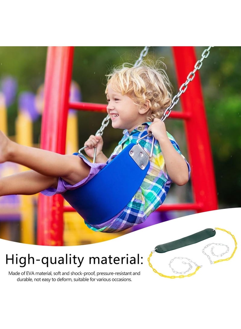 general Kids Outdoor Swing Heavy Duty Kids Swing Seats Replacement Tree Swings Small Swing Toy Backyard Swing with Chains for Child Indoor Outdoor Games - Image 5