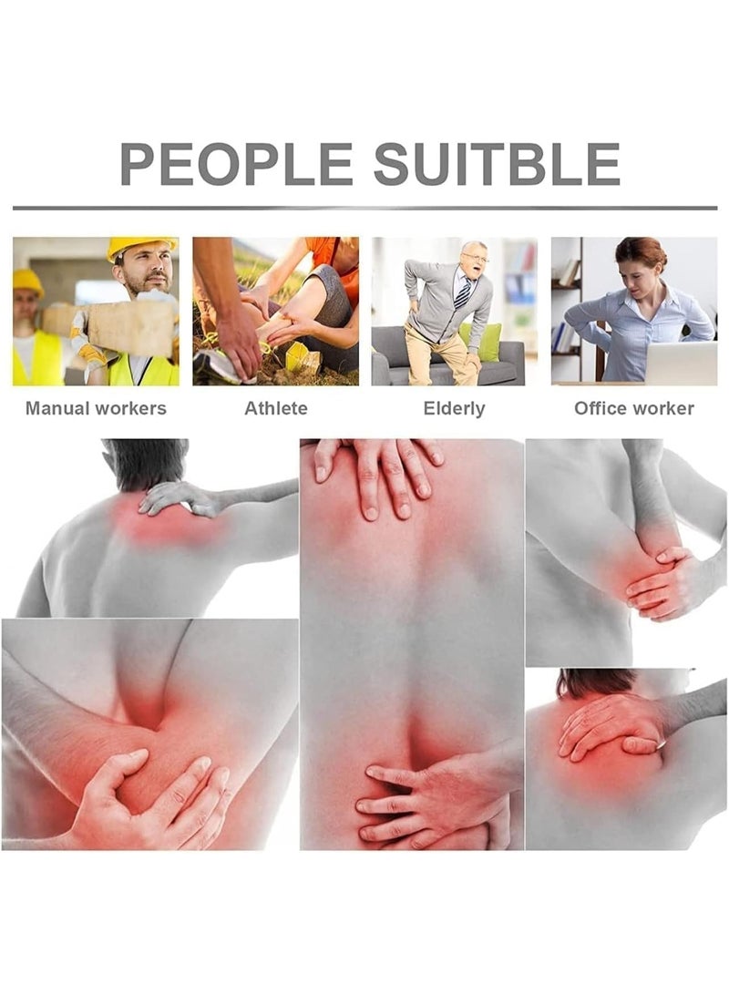 SYOSI 2 Packet Tiger Back Pain Patches, Hot Patch Tiger Chinese for Bone on Bone Knee Pain Relief, Back Pain, Muscle and Joint Pain Relief Ultra Strength Heat Patches - for Parents, Worker (16Tabs) - Image 3