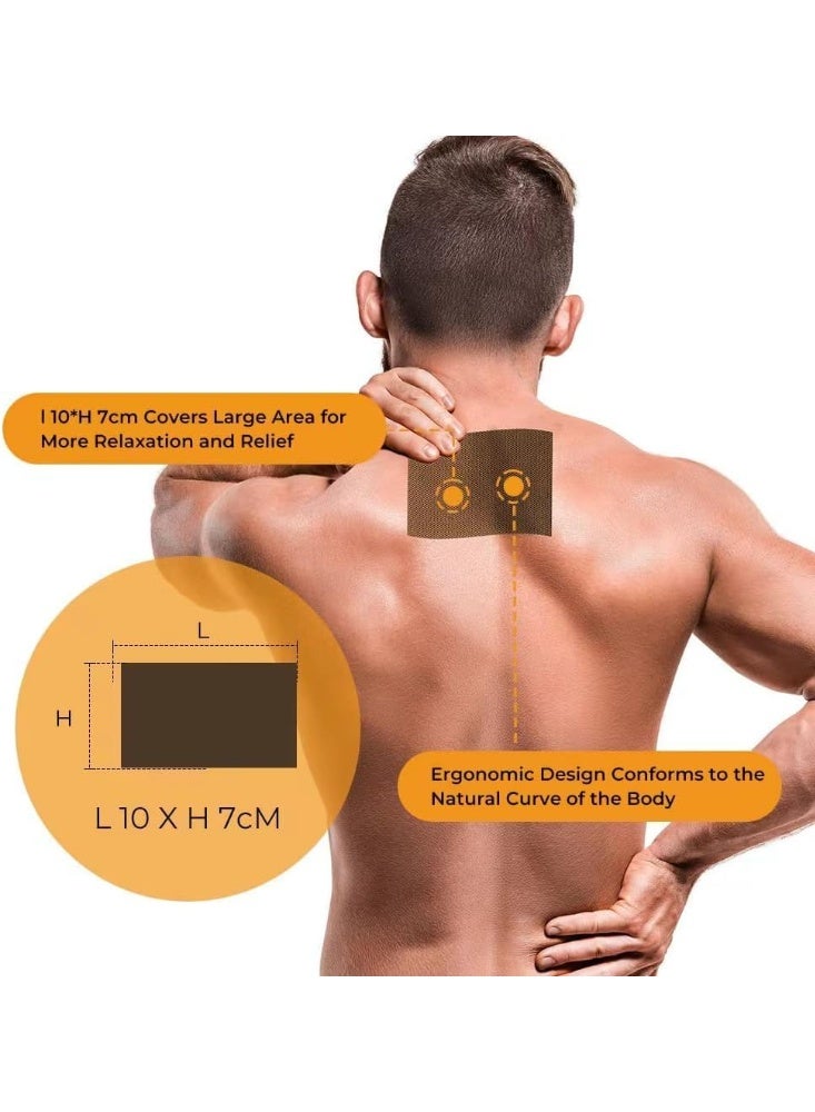 SYOSI 2 Packet Tiger Back Pain Patches, Hot Patch Tiger Chinese for Bone on Bone Knee Pain Relief, Back Pain, Muscle and Joint Pain Relief Ultra Strength Heat Patches - for Parents, Worker (16Tabs) - Image 4