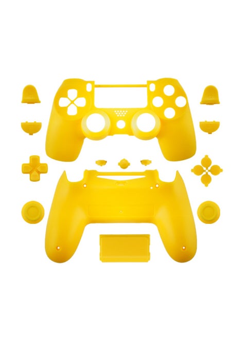 Full Set Replacement Faceplate Button Accessories For Ps4 Slim Jdm-040 Controller-Product Color:Yellow