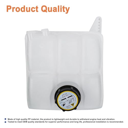 YOUYIEN Front Engine Coolant Reservoir Tank(1PCS). Replaces Part # 603-382 603382 8V618K218AC. Fit for Ford C-Max 2013-2018,Escape 2013-2016,Focus 2012-2018,Transit Connect 2014-2016. - Image 3