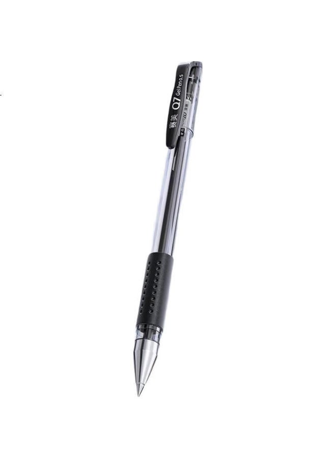 M.G Chenguang (M&G) Stationery Q7, Pull-Off Cap Gel Pen 0.5Mm, Signature Carbon Pen, Business Bullet Tip, Student Exam Pen, Office Supplies, Saimei Black Pen, 30 Pens/Box Xgp30118 - Image 2