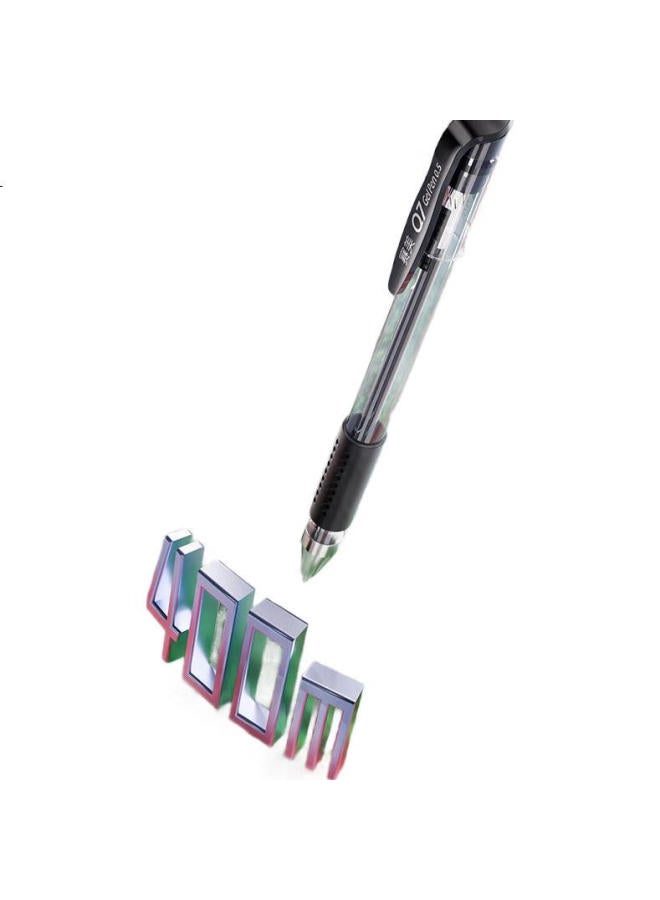 M.G Chenguang (M&G) Stationery Q7, Pull-Off Cap Gel Pen 0.5Mm, Signature Carbon Pen, Business Bullet Tip, Student Exam Pen, Office Supplies, Saimei Black Pen, 30 Pens/Box Xgp30118 - Image 1