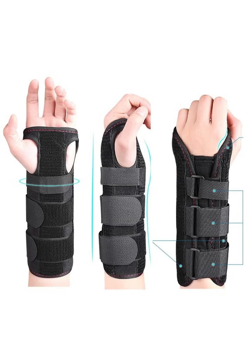 Adjustable Wrist Support Brace For Carpal Tunnel,Fits Both Hands, With Aluminum Splint - Image 5