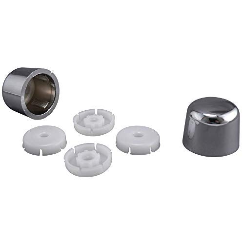 Plumb Pak PP835-30PCL Universal Round Toilet Push-On Bolt Caps, Polished Chrome 2 Count (Pack of 1) - Image 5