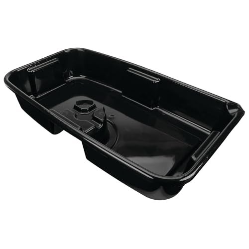 Performance Tool W4079 11-Quart Oil Drain Pan, Chemical-Resistant, Oil Filter Stand, Black - Image 3