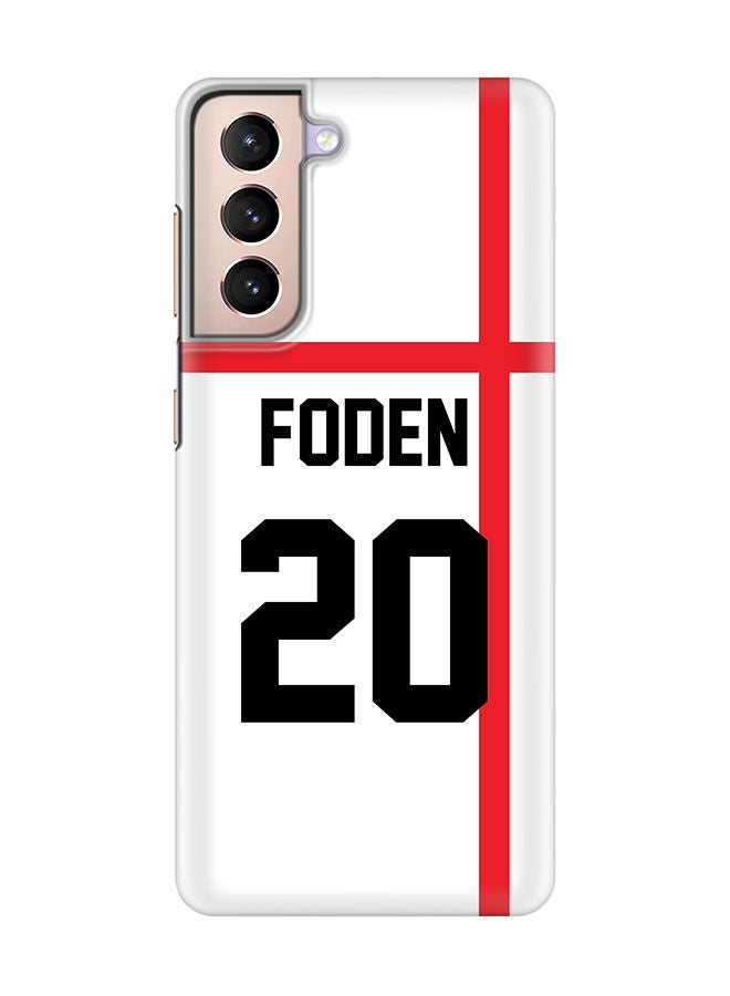 Stylizedd Slim Cover for Samsung Galaxy S21 Plus 5G Case Snap Classic Series Mobile Cover Hard PC Shield Matte Finish Print -England-Player-Foden - Image 1