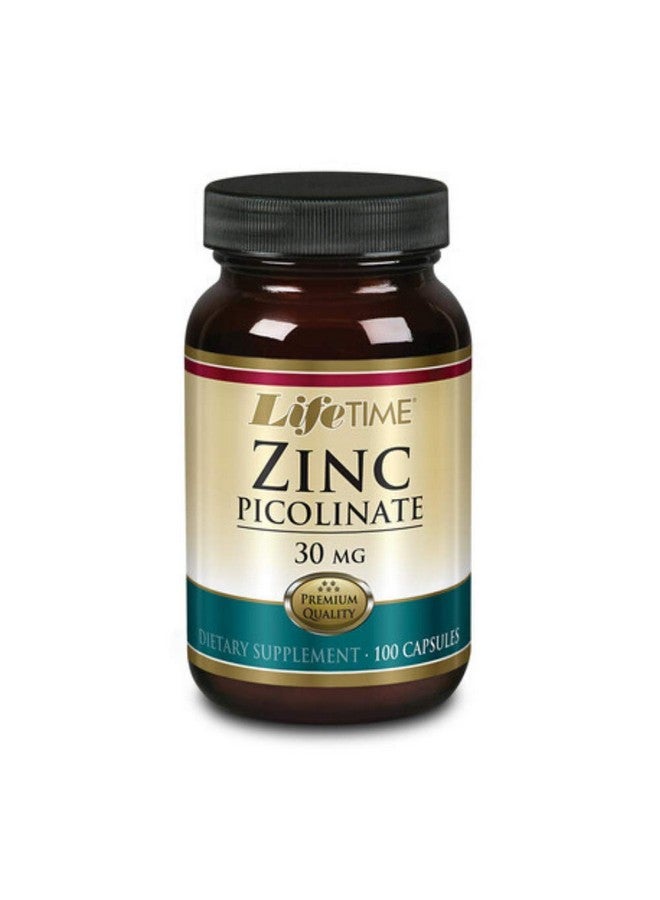 Lifetime LIFETIME Zinc Picolinate, Capsule (Btl-Glass) 30mg | 100ct 
