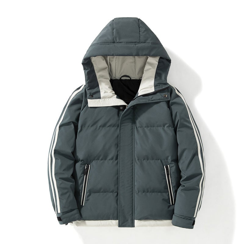 2024 Men'S Winter Plus Size Loose Thickened Korean Style Fashionable Sports Cotton-Padded Jacket Fashionable Brand Cotton-Padded Jacket - Image 1