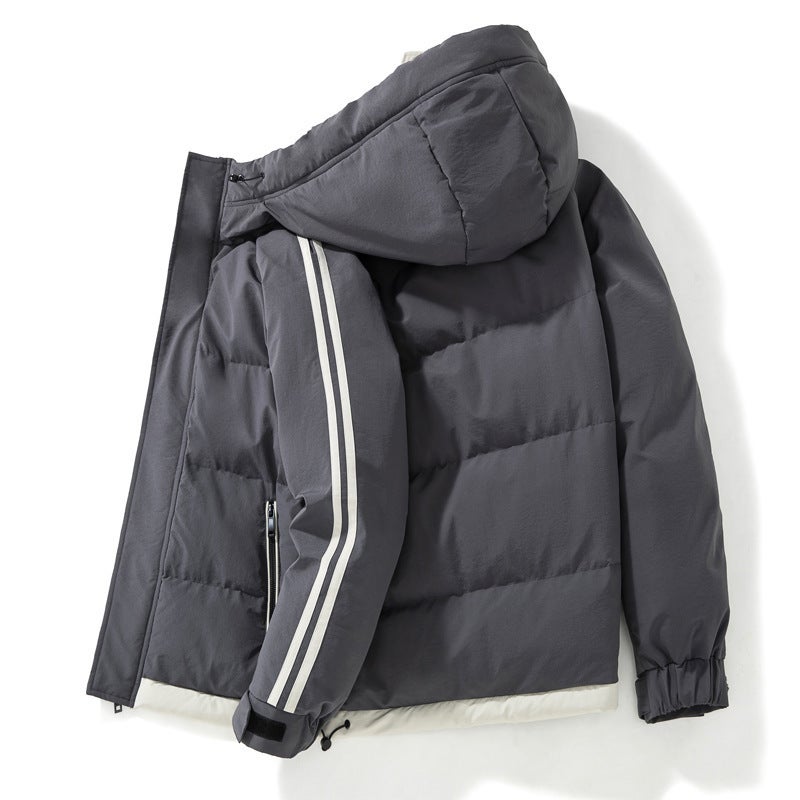 2024 Men'S Winter Plus Size Loose Thickened Korean Style Fashionable Sports Cotton-Padded Jacket Fashionable Brand Cotton-Padded Jacket - Image 3