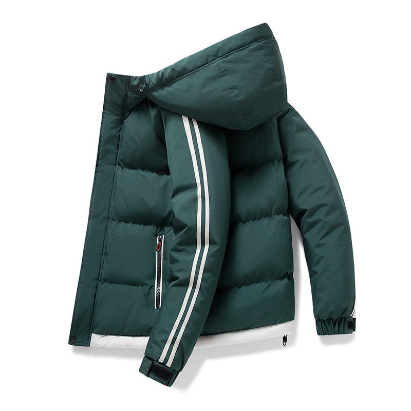 2024 Men'S Winter Plus Size Loose Thickened Korean Style Fashionable Sports Cotton-Padded Jacket Fashionable Brand Cotton-Padded Jacket - Image 4
