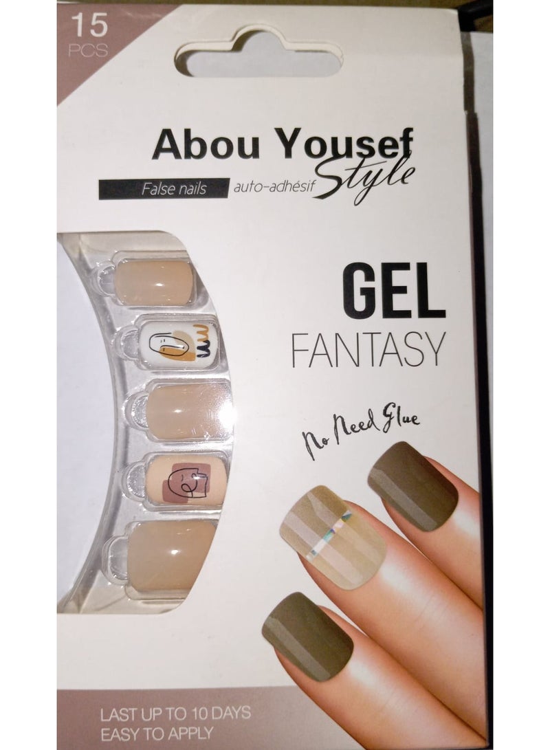 ABOU YOUSEF FALSE NAILS GEL FANTASY 88-AY298