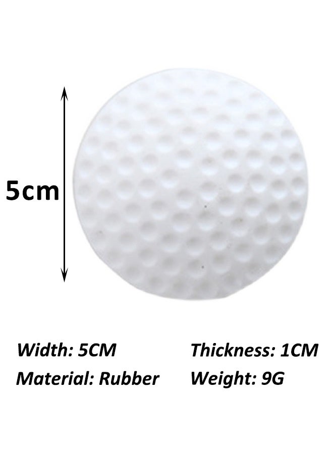 إتش كيو جيمنغ سدادة مقابض الأبواب والجدران، سدادات أبواب للحائط، 8 قطع من مقابض الأبواب المطاطية، وسادة دائرية لحماية الحائط، واقي حائط هادئ لمقبض الباب، كاتم صوت ذاتي اللصق لحماية مصد الباب - Image 2