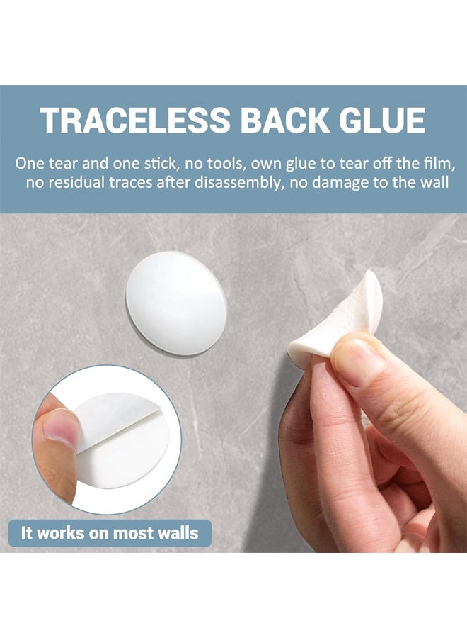 إتش كيو جيمنغ سدادة مقابض الأبواب والجدران، سدادات أبواب للحائط، 8 قطع من مقابض الأبواب المطاطية، وسادة دائرية لحماية الحائط، واقي حائط هادئ لمقبض الباب، كاتم صوت ذاتي اللصق لحماية مصد الباب - Image 3