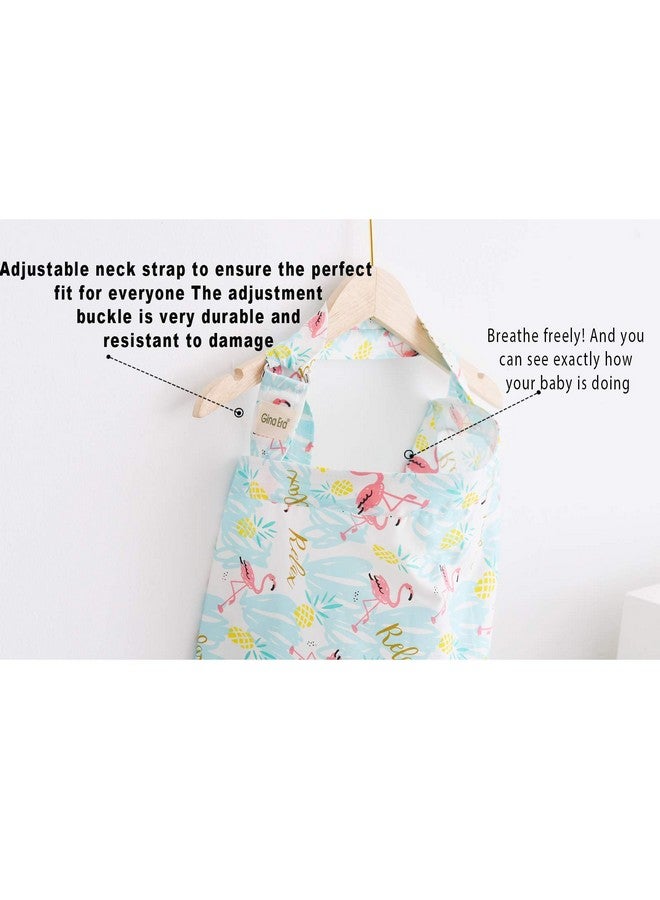 Gina Era Nursing Cover, Shower Gifts - Large Breastfeeding Cover - 360° Coverage，Chemical-Free， Breathable, Soft,Nipple Shields for Nursing Newborn (Style3)… - Image 1