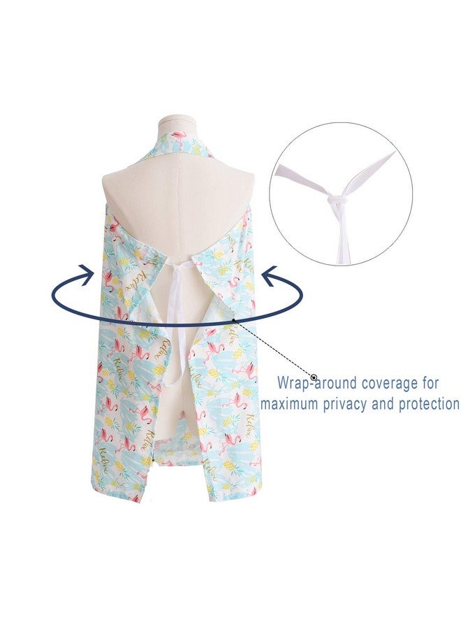 Gina Era Nursing Cover, Shower Gifts - Large Breastfeeding Cover - 360° Coverage，Chemical-Free， Breathable, Soft,Nipple Shields for Nursing Newborn (Style3)… - Image 4