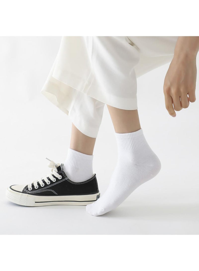 Sweet seven Womens Mini Crew Ankle Socks - 6 Pairs of Pure Cotton Athletic Casual Socks for Women - Image 3