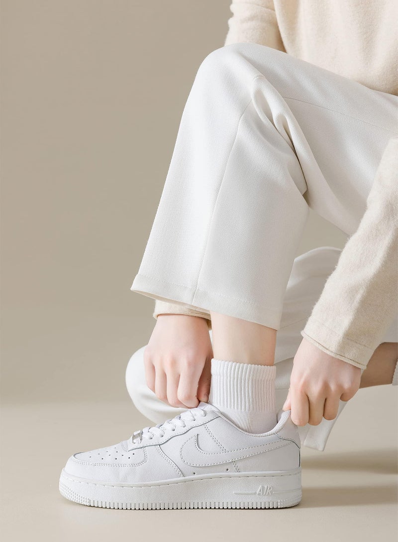 Sweet seven Womens Mini Crew Ankle Socks - 6 Pairs of Pure Cotton Athletic Casual Socks for Women - Image 5