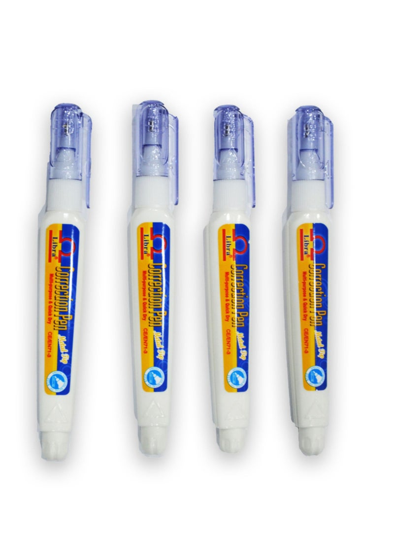 Libra Metal Tip Correction Pen Smooth (7ml) – German Chemical Pack of 12 - Image 2