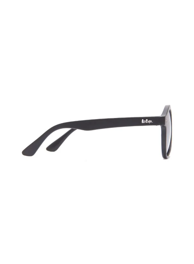 Lee Cooper Polarized Sunglasses Black Frame Silver Mirror Mirror Lens 43mm  - LCK113C03