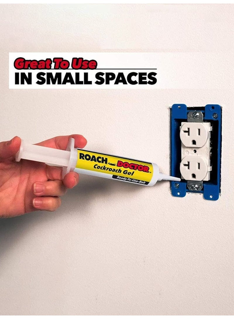 Roach Doctor 30g Cockroach Gel Bait – Ready to Use Roach Killer Gel for Indoor and Outdoor Pest Control, Long Lasting Cockroach Trap Gel - Image 3