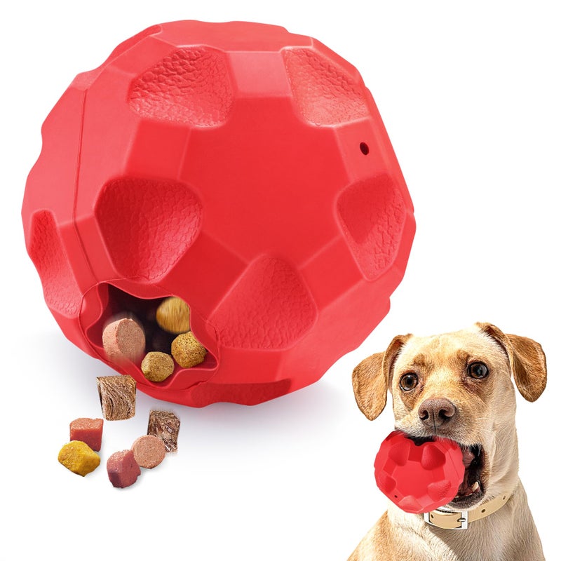 TROUSKAIG Treat Dispensing Dog Toys for Aggressive Chewers Large Breed Rubber Balls for Dogs Interactive Dog Toys for Boredom to Keep Them Busy Dog Treat Toy Ball - Image 2