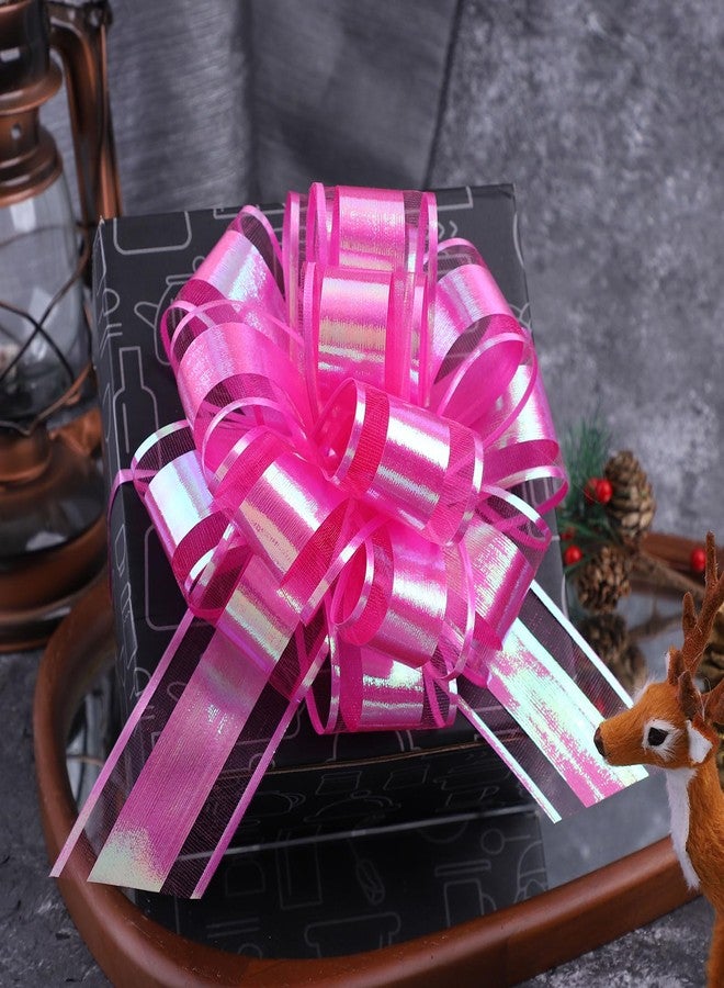 FORBINBO 12 Pieces Laser Pull Bows 6 Inch Gift Wrapping Pull Bows with Ribbon for Christmas Presents Wedding Gift Wrapping Baskets - Image 5