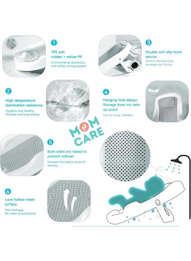 MOM CARE Folding Baby Bath Tub for Newborns - Image 2