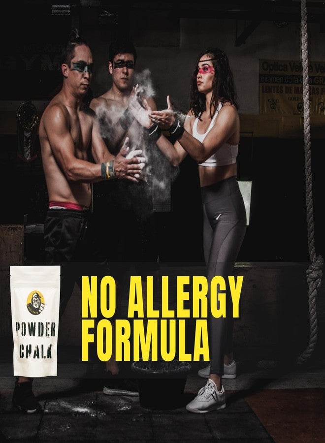 Muscleape Chalk Powder for Superior Grip. 200gm Premium Non Dust Chalk for Weightlifting, Bodybuilding, Powerlifting, Calisthenics and Other Sports.Non Allergic. Makes Your Grip Dry & Strong. - Image 5