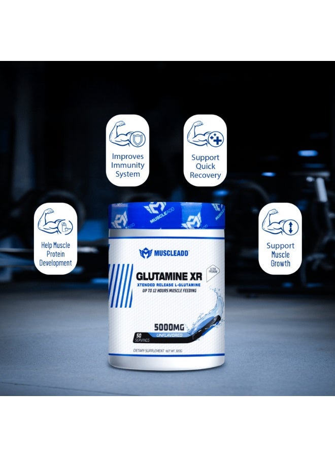 MUSCLEADD Muscle Add Glutamine XR-50Serv.-300G.-Unflavored - Image 4