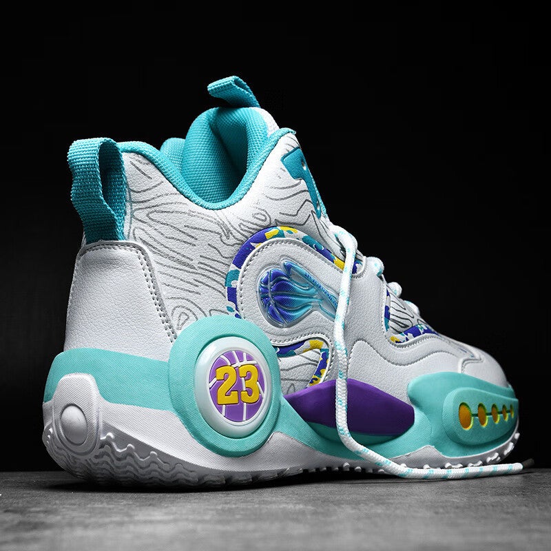 2024 Campus Sports Basketball Shoes Boys Boys Children Blue Shoes Students Junior High School Students Sneaker Marathon - Image 5