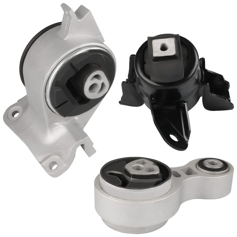 JDMON 3Pcs Engine Motor Transmission Mount Replacement for Ford Fusion Mercury Milan 25L Auto Trans 2010 2011 2012 Compatible with A4431 A5556 A5740 OE 9E5Z6038F9E5Z6068B9E5Z6038G