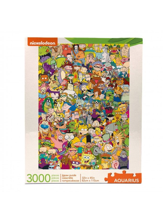 Aquarius Nickelodeon 90s Puzzle (3000 Piece Jigsaw Puzzle) Officially Licensed Nickelodeon Merchandise & Collectibles Glare Free Precision Fit 32 x 45 Inches - Image 4