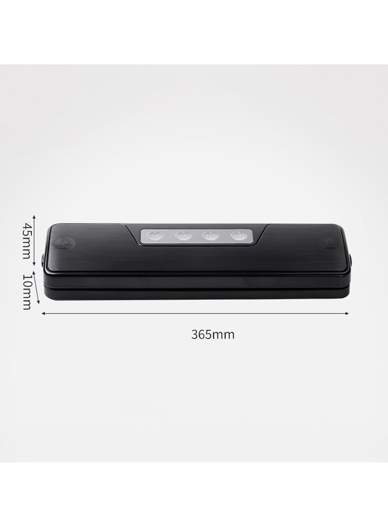 Vacuum Sealer Machine, Automatic Air Sealing System for Food Storage Dry and Wet Food Modes LED Indicator Compact Design with 10Pcs Seal Bags Starter Kit