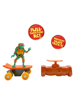 Teenage Mutant Ninja Turtles Teenage Mutant Ninja Turtle Michelangelo Half Pipe Rc Vehicle Movie Edition Ages 5+ - Skate + Performs Tricks - 2.4Ghz Rc Controller  - Image 2